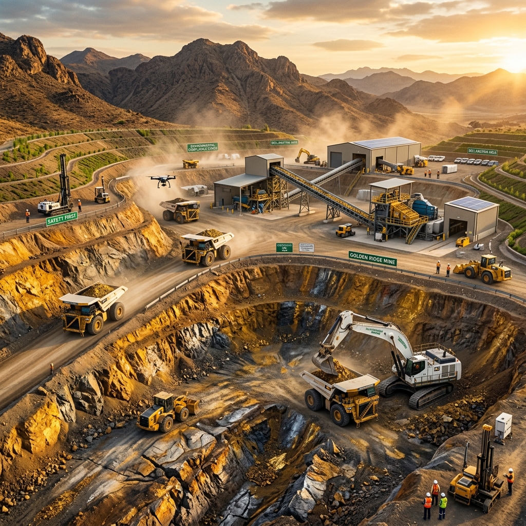 High-Grade Silica Reserves Quarrying